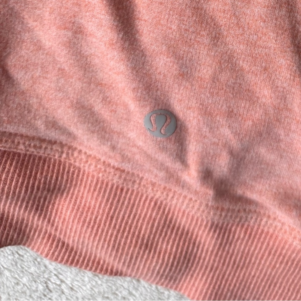Lululemon Stress Less Hoodie Pockets Cowl Hood Lightweight Terry Stretch Top 8 - Picture 7 of 16